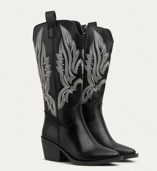 Zendaya cowboy highknee boots